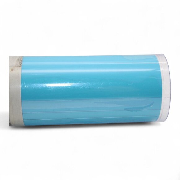 Cricut Premium Vinyl Permanent Glossy Roll Light Blue 12"x48" Smooth Application - Picture 6 of 6